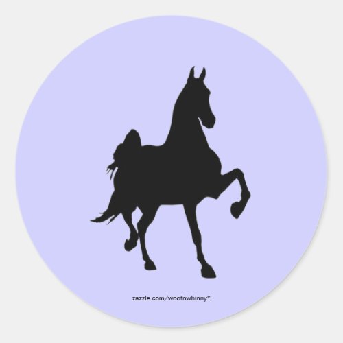 Saddlebreds Classic Round Sticker