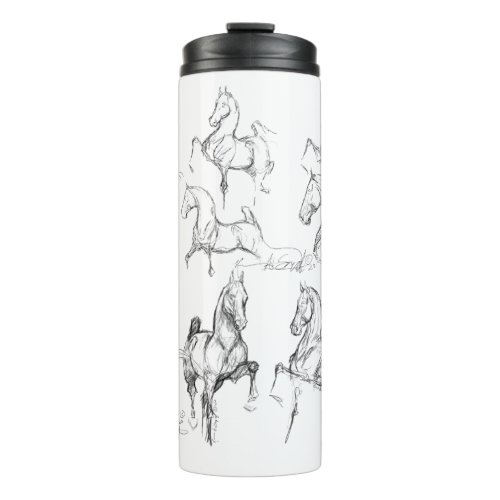 Saddleseat Sketches Thermal Tumbler