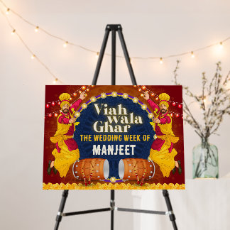 Sade Munde da Viah sign as Viah wala Ghar sign