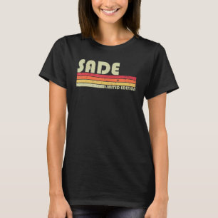 SADE Name Personalized Retro Vintage 80s 90s Birth T-Shirt