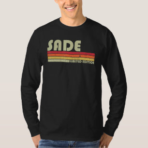 SADE Name Personalized Retro Vintage 80s 90s Birth T-Shirt