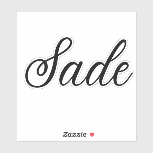 Sade Sticker (Sheet)