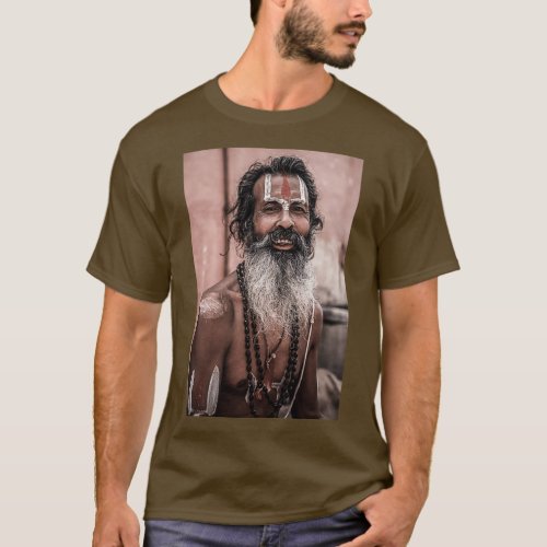 Sadhu in Varanasi T_Shirt