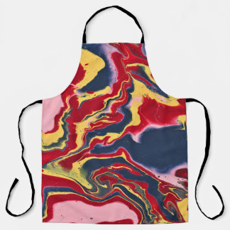 Sadie 1 Crazy Colorful Abstract Apron