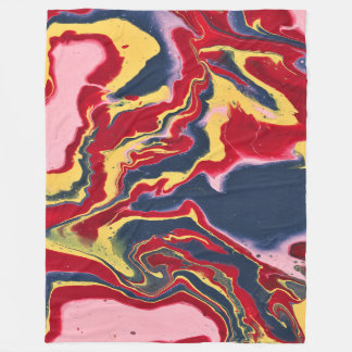Sadie 1 Crazy Colorful Abstract Blanket