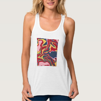 Sadie 1 Crazy Colorful Abstract Tank Top