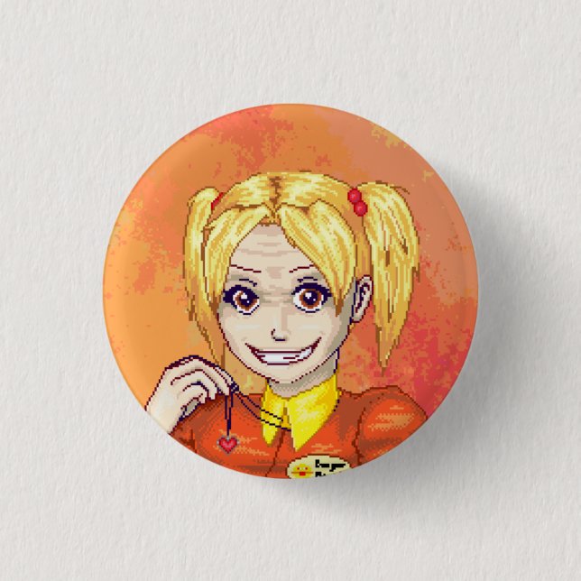 Sadie - small pin-back button (Front)