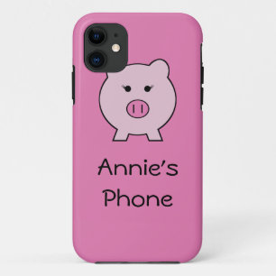 Sadie the Pink Pig ~ Cute Girly Kawaii iPhone 11 Case