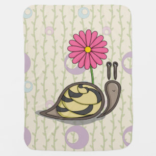 Sadie the Snail Baby Blanket