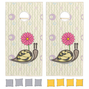 Sadie the Snail Cornhole Set