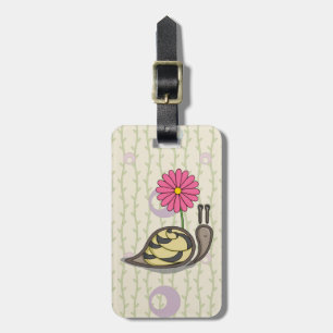 Sadie the Snail Luggage Tag