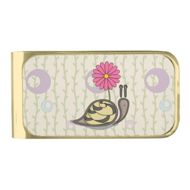 Sadie the Snail Money Clip (Front)