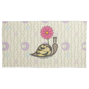 Sadie the Snail Pillow Case