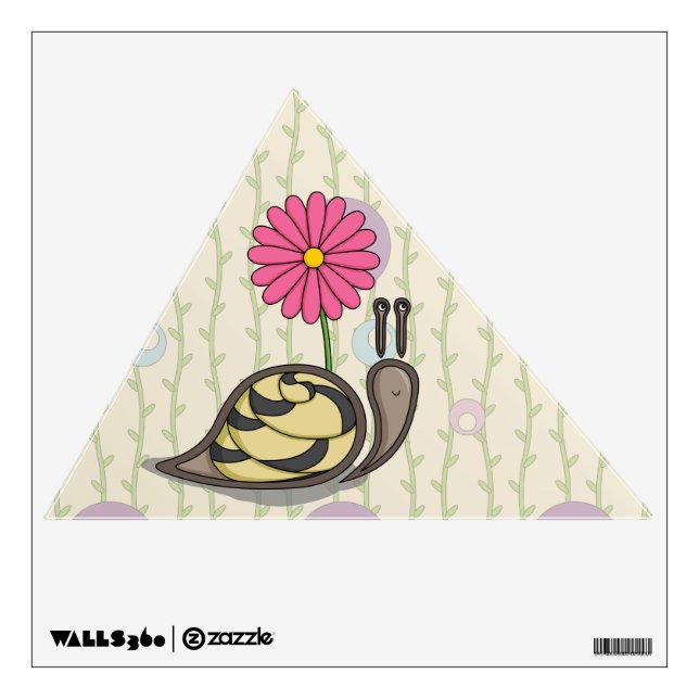 Sadie the Snail Wall Decal (Front)