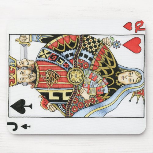 Sadistic Gambler Playing Card Mouse Pad