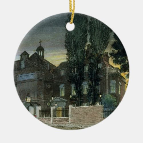 Sadlers Wells 1826 coloured engraving Ceramic Ornament