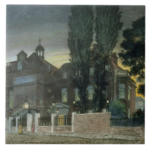 Sadler's Wells, 1826 (coloured engraving) Ceramic Tile