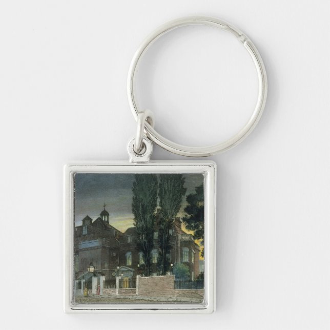 Sadler's Wells, 1826 (coloured engraving) Keychain (Front)