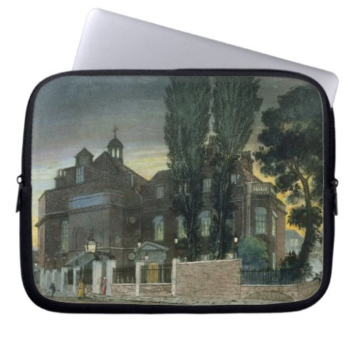 Sadlers Wells 1826 coloured engraving Laptop Sleeve