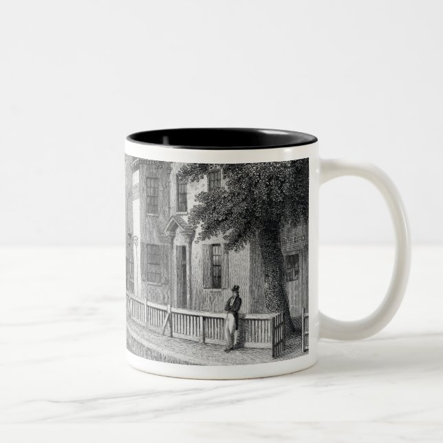 Sadler's Wells Theatre, engraved by J. Garner Two-Tone Coffee Mug (Right)