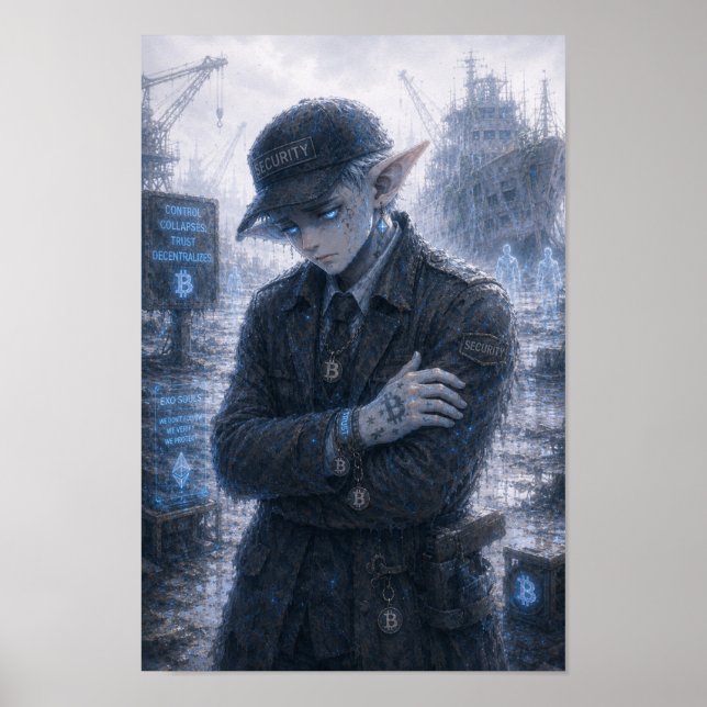 Sadness / Security Guard / Abandoned Harbor Poster (Front)