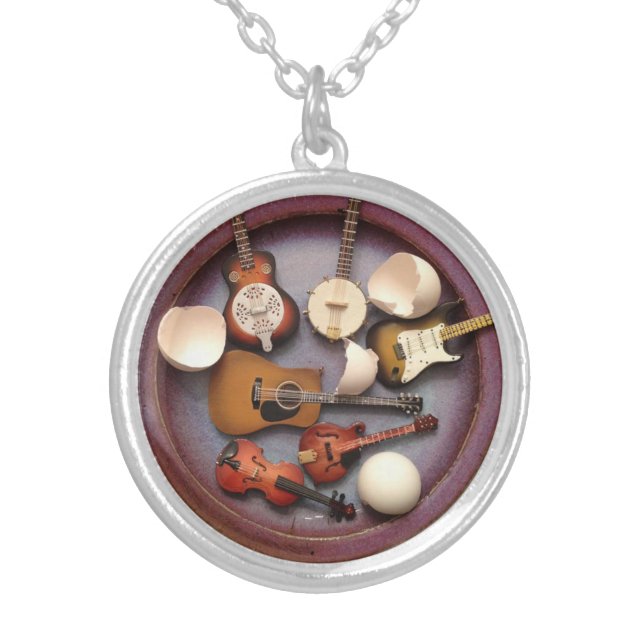 Sado-Domestics Two-Egg Scrambler Necklace (Front)