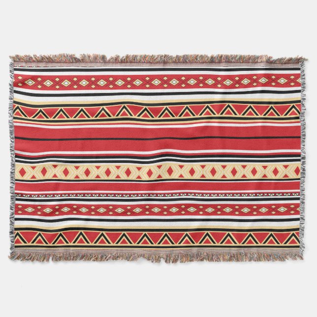 sadu Bedouin  Throw Blanket (Front)