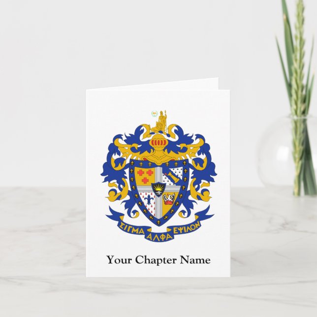 SAE Coat of Arms Color Card (Front)