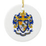 SAE Coat of Arms Color Ceramic Ornament