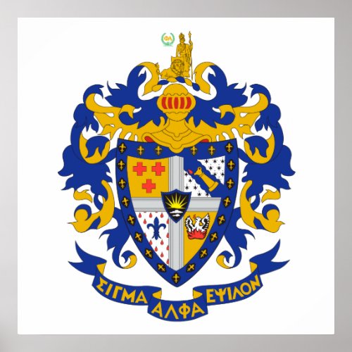 SAE Coat of Arms Color Poster