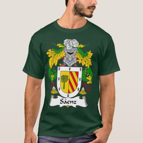 Saenz Coat of Arms  Family Crest T_Shirt