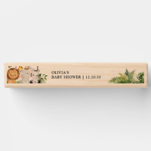 Safairi Animals Baby Shower Topple Tower