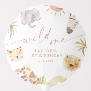 SAFARI 1st Birthday Party Balloon
