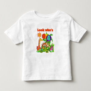 Safari 4th Birthday Tshirts and Gifts