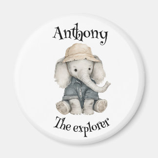 Safari Adventure Babies | Cute Watercolour Animals Magnet