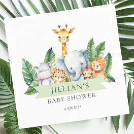 Safari Adventure Baby Shower Napkins
