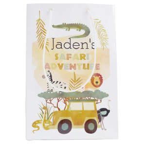 Safari adventure birthday party Gift Bag