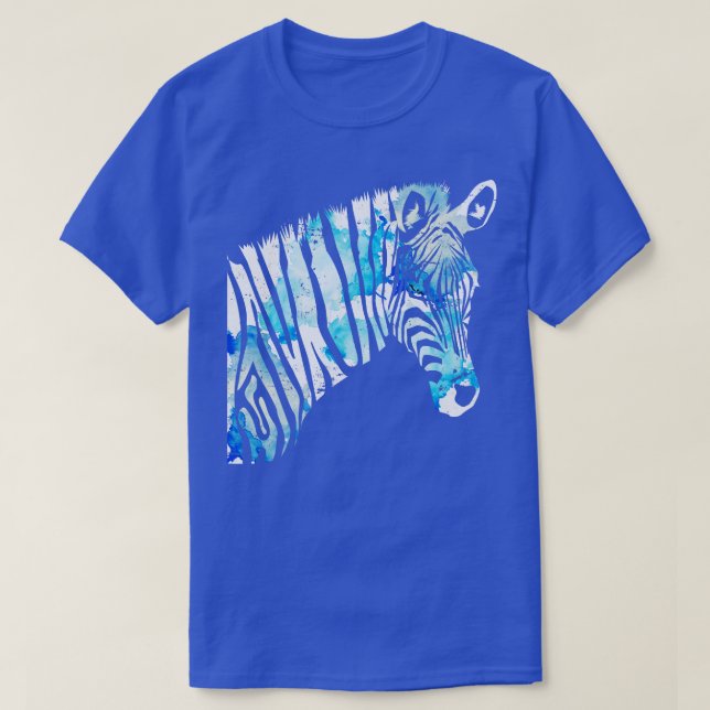 Safari Africa Animal Zoo Keeper Zebra T-Shirt (Design Front)