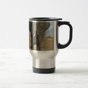 Safari African Jungle Destiny Animals Elephants Travel Mug