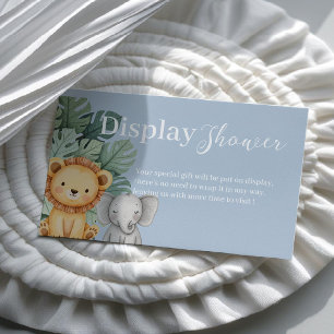 Safari Animal Baby Shower Display shower Business Card