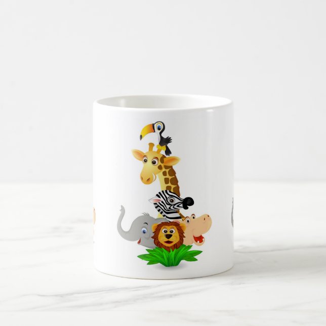 Safari animal coffee mug (Center)