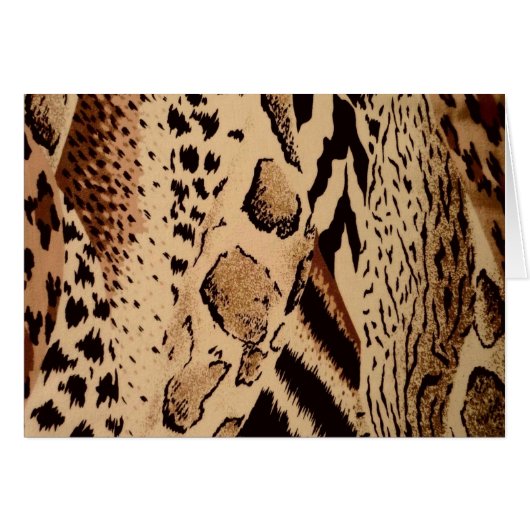 Safari animal fabric print (Front Horizontal)