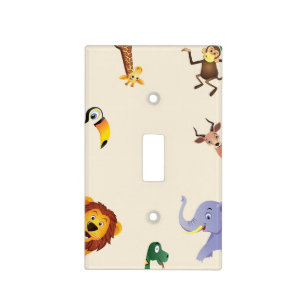 Safari Animal Light Switch Plate
