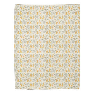 Safari animal nursery print duvet cover