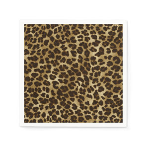 Safari Animal Print Leopard Cheetah Napkins