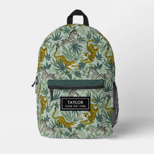 Safari Animal Printed Backpack