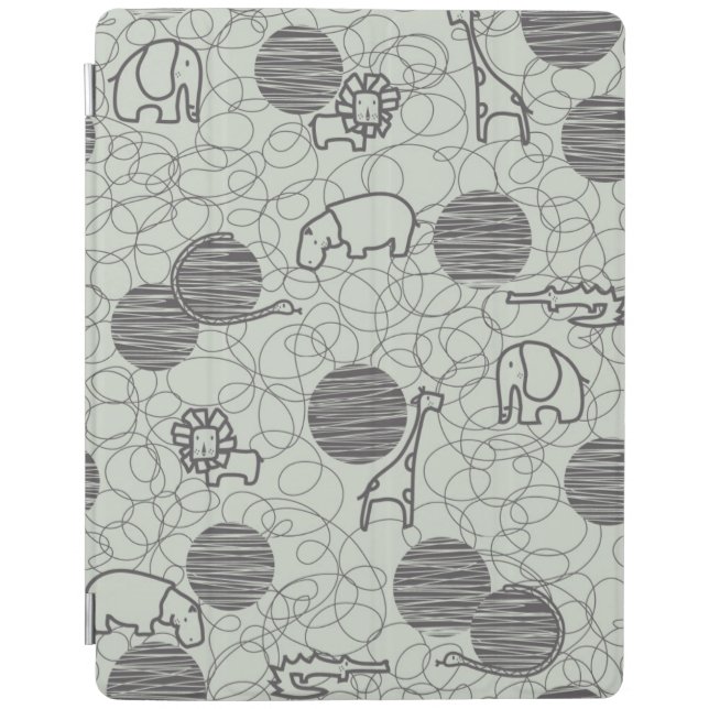 safari animals 1 iPad smart cover (Front)