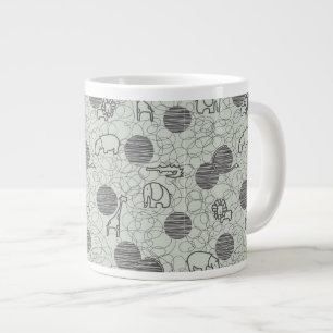 safari animals 1 large coffee mug