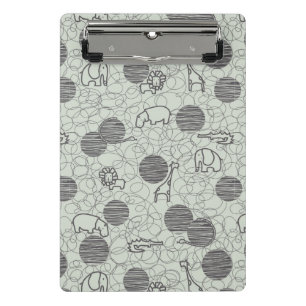 safari animals 1 mini clipboard
