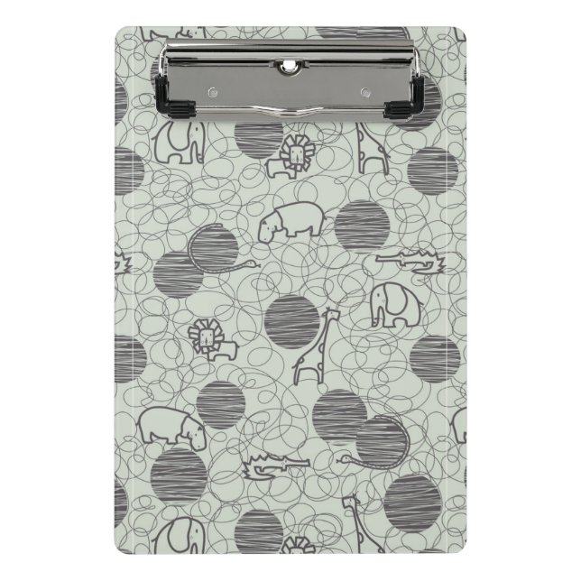 safari animals 1 mini clipboard (Front)